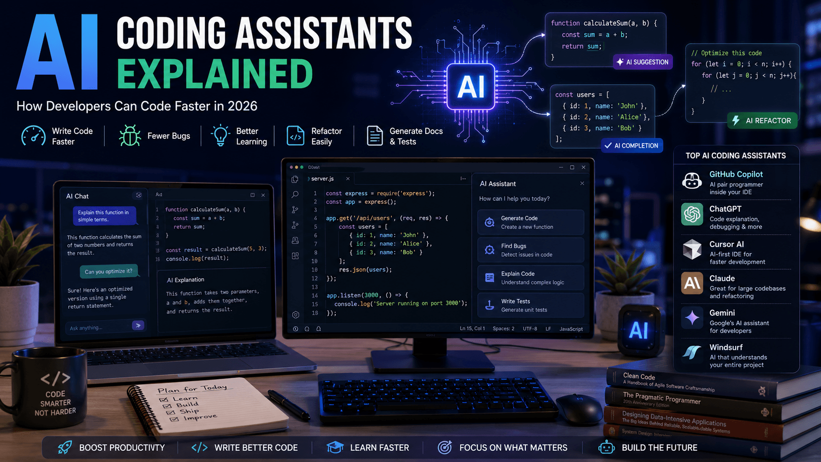 AI Coding Assistants Explained: How Developers Can Code Faster in 2026